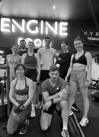 The Team Sweat group at Engine Room